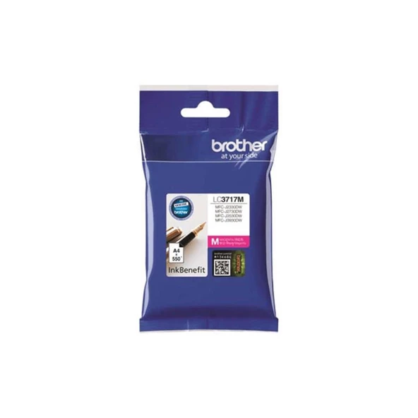 Brother LC3717M Magenta Kırmızı 550 Sayfa Kartuş MFC-J3930DW ürün görseli 1