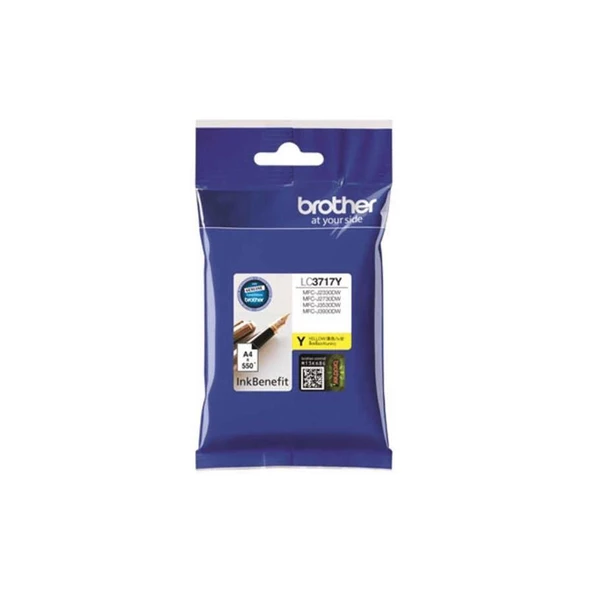 Brother LC3717Y Yellow Sarı 550 Sayfa Kartuş  MFC-J3930DW ürün görseli 1