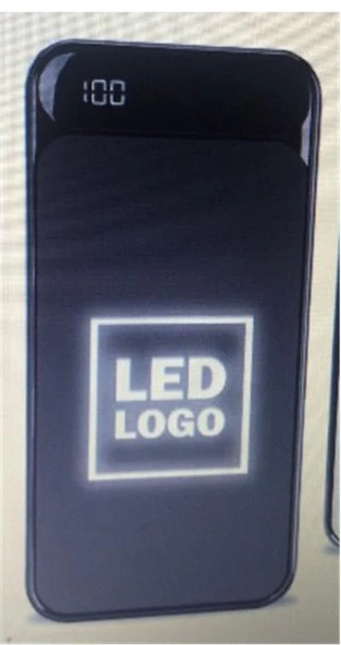 S-link IP-G2711 10000mAh Powerbank 2 Usb Port Siyah LCD+LED Gösterli  Pil Şarj Cihazı(Gizli Led) - Resim 3