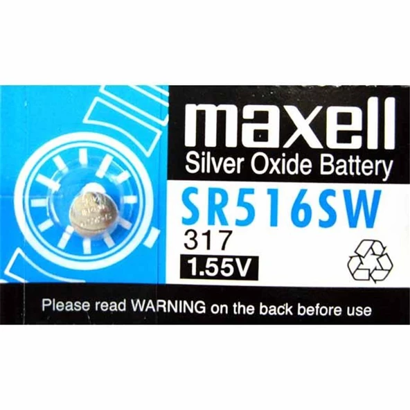 Maxell Sr-516Sw Lityum 10lu Paket Pil ürün görseli 1