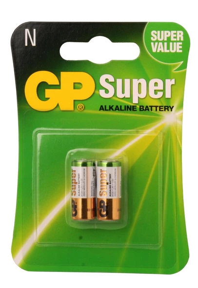 GP GP910A Super Alkalin 2x LR1 1-2AA Yarım Kalem Pil  ürün görseli 1