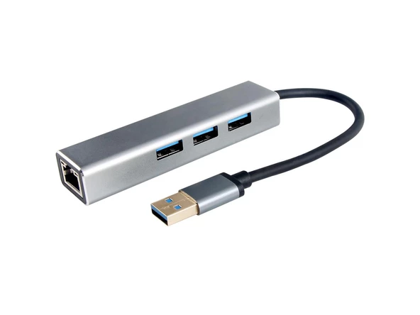 Vcom DH312A Usb 3.0 To USB3.0-3+RJ45 Çoklayıcı ürün görseli 1