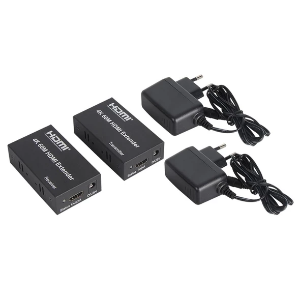 Vcom DD471 Hdmi RJ45 4K@30HZ Extender Metal 60m Uzatıcı ürün görseli 1