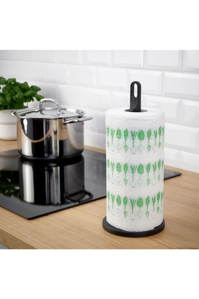 IKEA Famılj Peçetelik Kağıt Havlu Standı  Antrasit Siyah 30 cm - 4