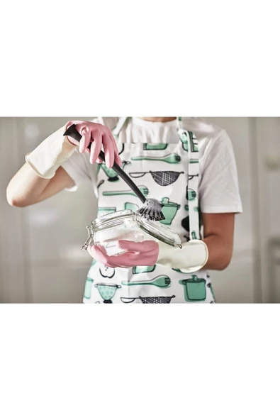 IKEA Rınnıg Ikea Vantuzlu Plastik Bulaşık Fırçası  Siyah - 2