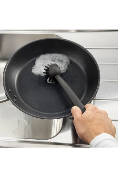 IKEA Rınnıg Ikea Vantuzlu Plastik Bulaşık Fırçası  Siyah - 3