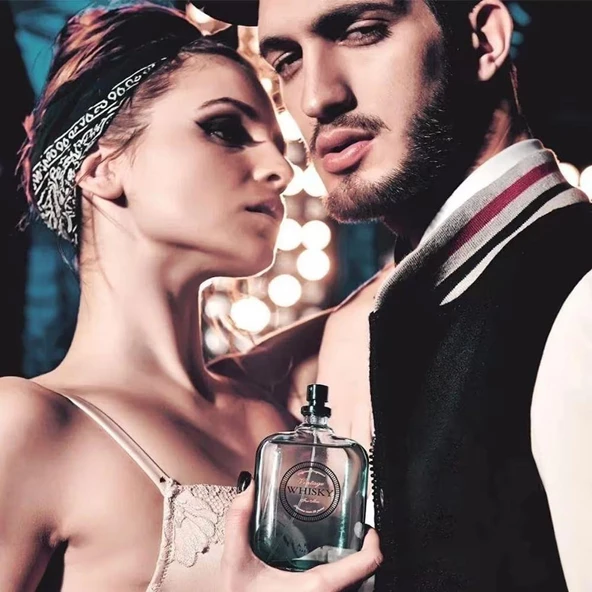 Whisky Men Vintage EDT 100 ml Erkek Parfümü - Resim 3