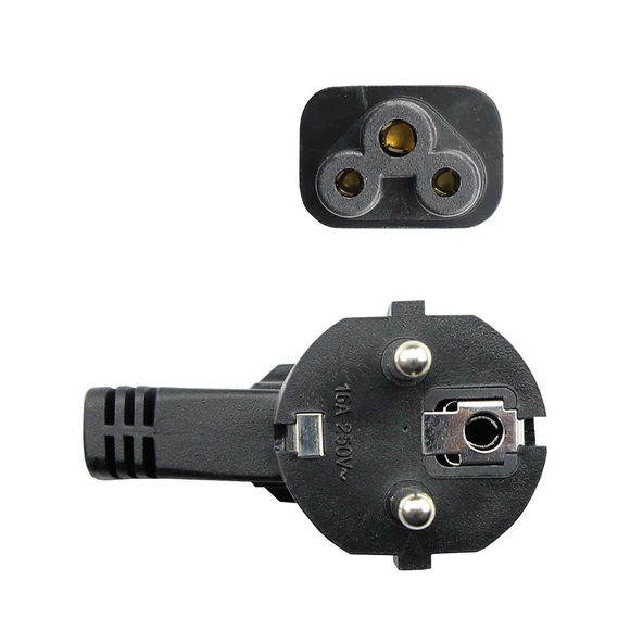 Vcom CE022-1.5 0.50MM2 Notebook 1.5MT Power Elektrik Kablosu - Resim 2