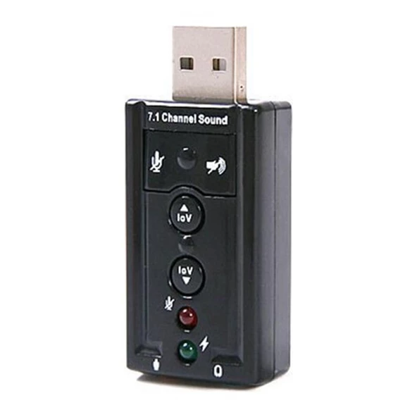 Hytech HY-U717 Usb 2.0 7.1 ch Ses Kartı ürün görseli 1