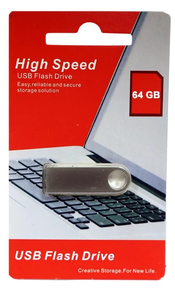 Elba 64GB Metal 2.0 USB Flash Bellek ürün görseli 1