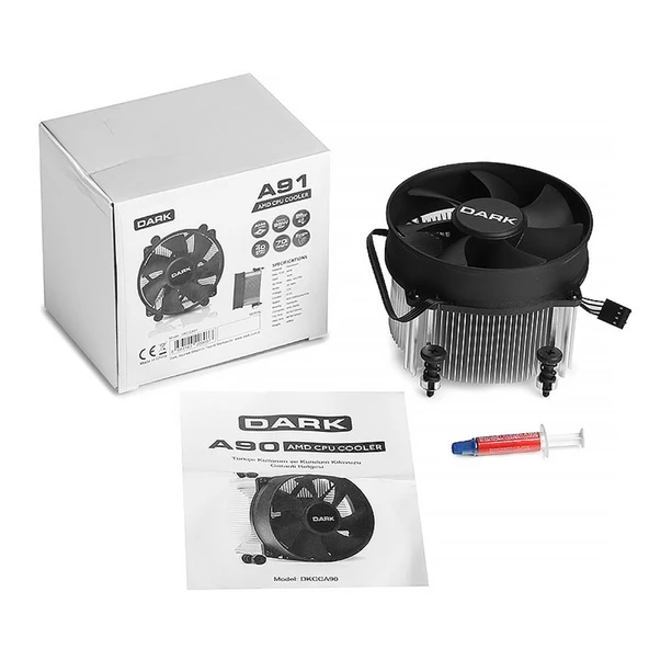 Dark DKCCA91 AM4 Ryzen Uyumlu İşlemci Soğutucu ürün görseli 1