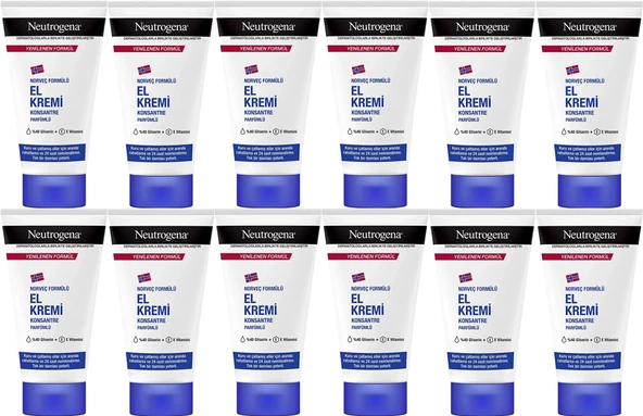 Neutrogena El Bakım Kremi 50ML Parfümlü (12 Li Set)