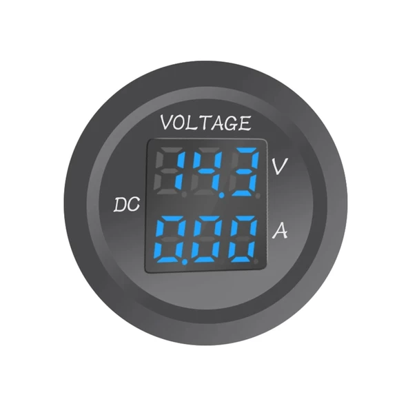 AEK-Tech DC12V/24V Dijital Voltmetre Ampermetre - 2