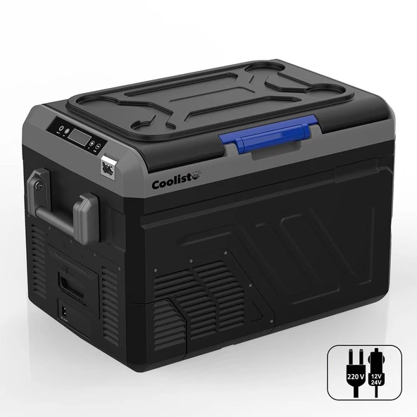 Coolist CLK40 12/24Volt/220Volt 40 Litre Kompresörlü Oto Buzdolabı/Dondurucu - 2
