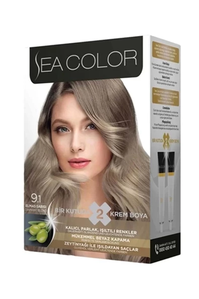 Sea Color Saç Boyası Elmas Sarısı 9/1