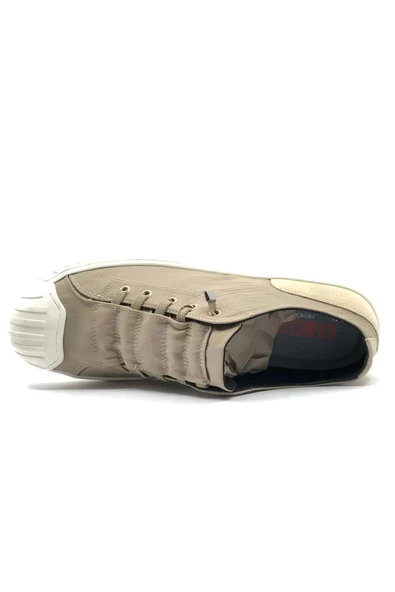Gamelu Vigor Sneakers Keten Erkek Spor Ayakkabı Bej-Beyaz - 4