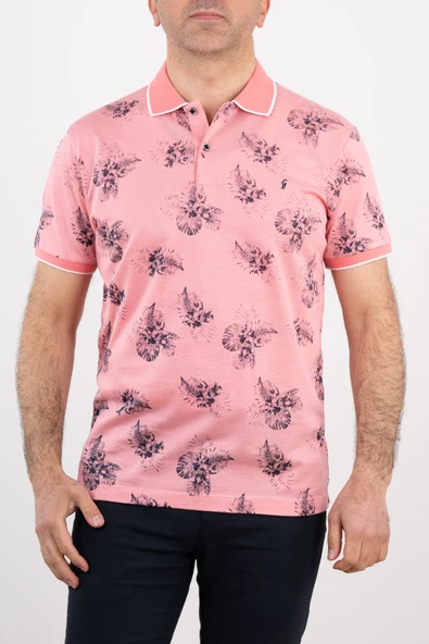 FULKER YAKALI T-SHİRT