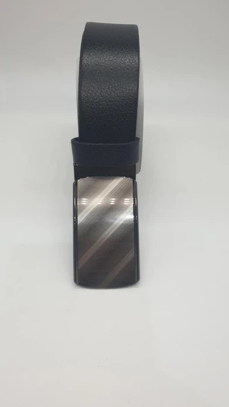 Çizgili Tokalı Erkek Klasik Kemer - 5