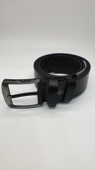 Gümüş Renk Tokalı Siyah Spor Kemer - 6