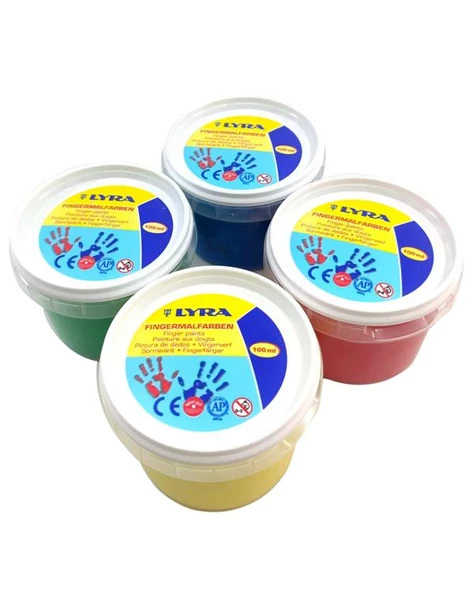 Lyra 4 Renk Parmak Boyası 4x100 ml - 2