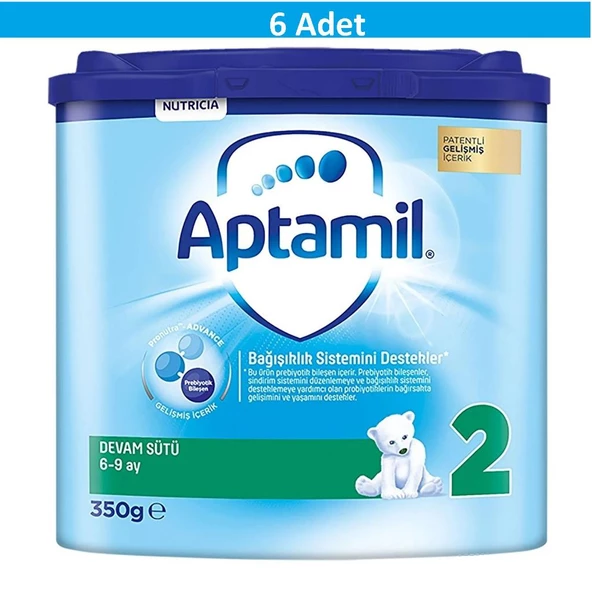 Aptamil 2 Bebek Sütü 350 gr 6 Adet