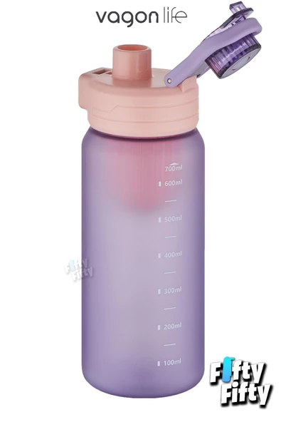 Vagonlife 700 ML Rahat İçim (Pipetsiz) Softtouch Kulplu Su Matarası -Süzgeçli-FFVGN2032700ML - 7