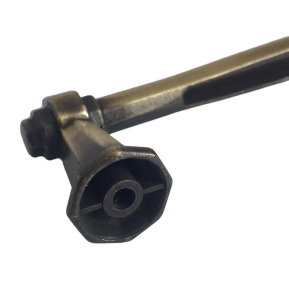 Padişah Kulp 128 mm Antik Sarı Mutfak Kulpu Çekmece Dolap Kapak Kulbu Metal Mobilya Dolabı Kulpları - 5