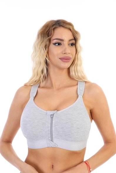 Freshness 4921 Balensiz Desteksiz Önden Fermuarlı Sütyen - 5