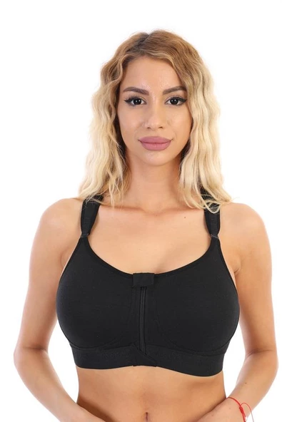 Freshness 4921 Balensiz Desteksiz Önden Fermuarlı Sütyen - 9