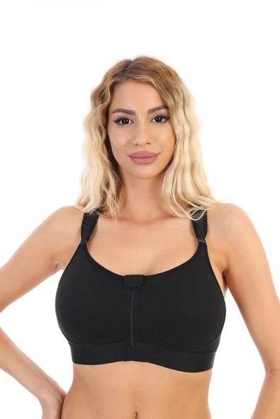 Freshness 4921 Balensiz Desteksiz Önden Fermuarlı Sütyen - 12