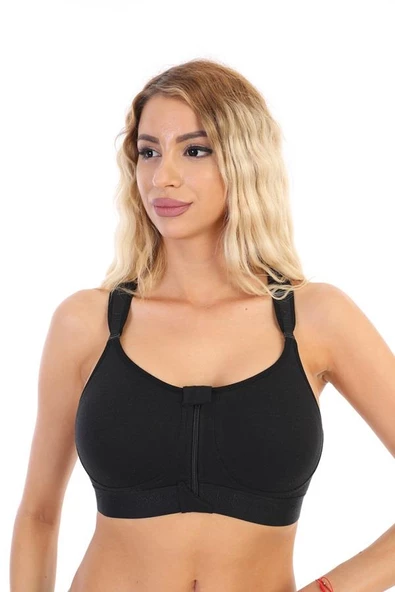 Freshness 4921 Balensiz Desteksiz Önden Fermuarlı Sütyen - 10