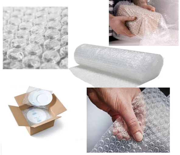 Balonlu Dispanser Naylon 33cm Genişlikte 7500cm Uzunlukta Havalı Eşya Koruma Ambalaj Pat Pat - Resim 2