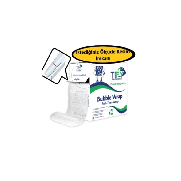 Balonlu Dispanser Naylon 33cm Genişlikte 7500cm Uzunlukta Havalı Eşya Koruma Ambalaj Pat Pat ürün görseli