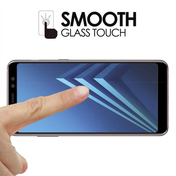 Galaxy A8 2018 Ekranı Tam Kaplayan Düz Cam Koruyucu - 2