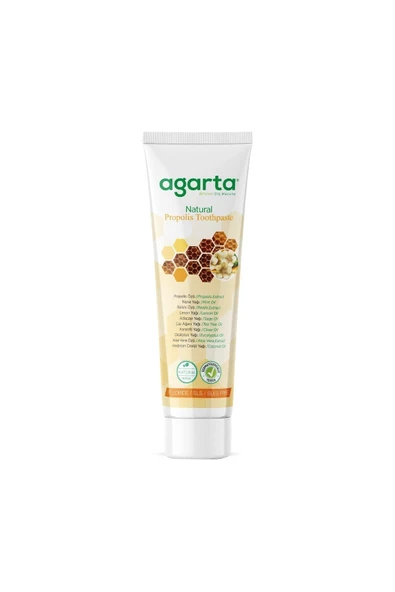 Agarta Doğal Propolis Florürsüz Diş Macunu 100 ml 2 Adet