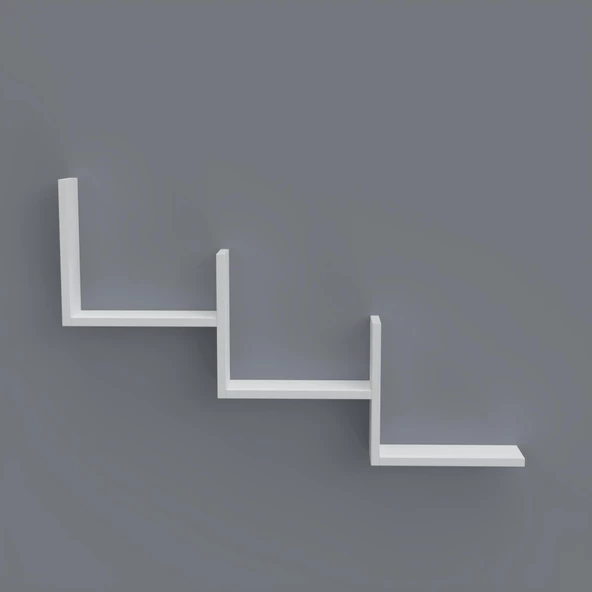 Kenzlife kitaplık günan 060*090*20 byz duvar rafı - Resim 2