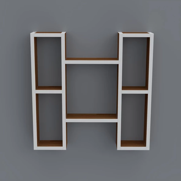 Kenzlife kitaplık melisa 060*060*20 cvz duvar rafı - Resim 2