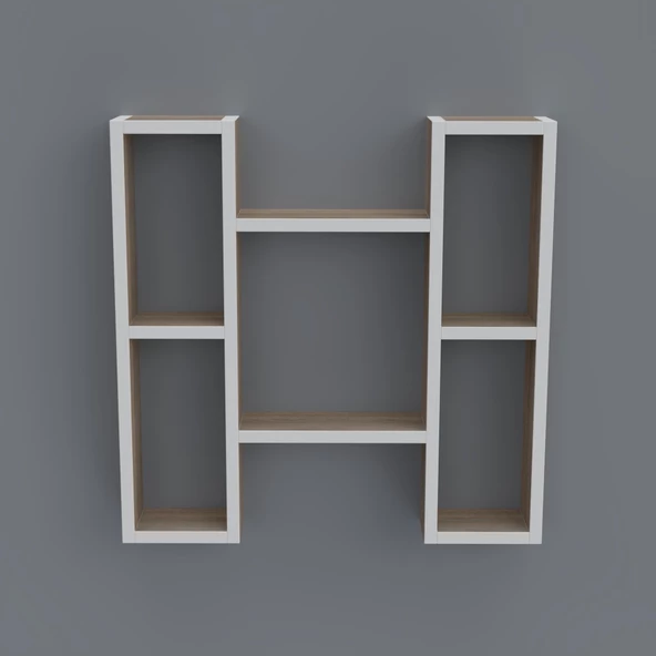 Kenzlife kitaplık melisa 060*060*20 crd duvar rafı - Resim 2