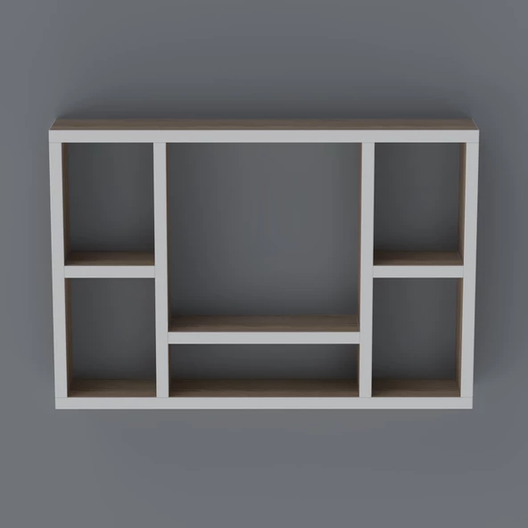 Kenzlife kitaplık neşve 040*060*20 crd duvar rafı - Resim 2