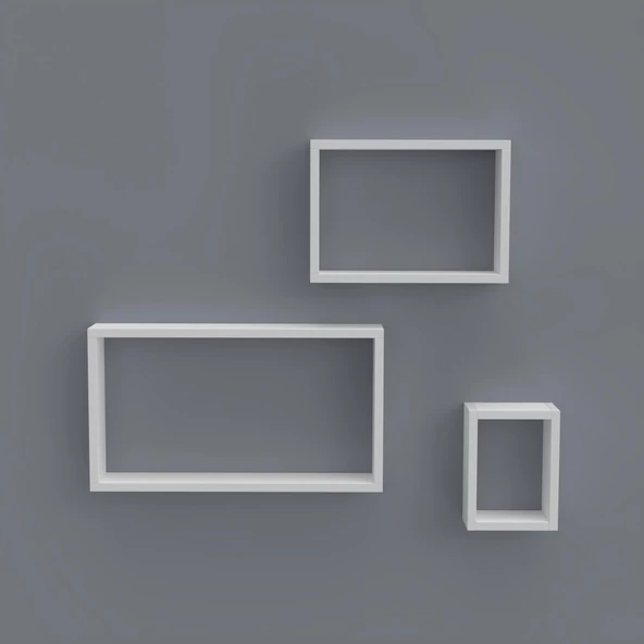 Kenzlife kitaplık neslişah 030*060*20*3 byz duvar rafı - Resim 2