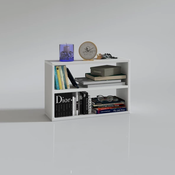 Kenzlife kitaplık nihan 040*060*20 byz duvar rafı - 2