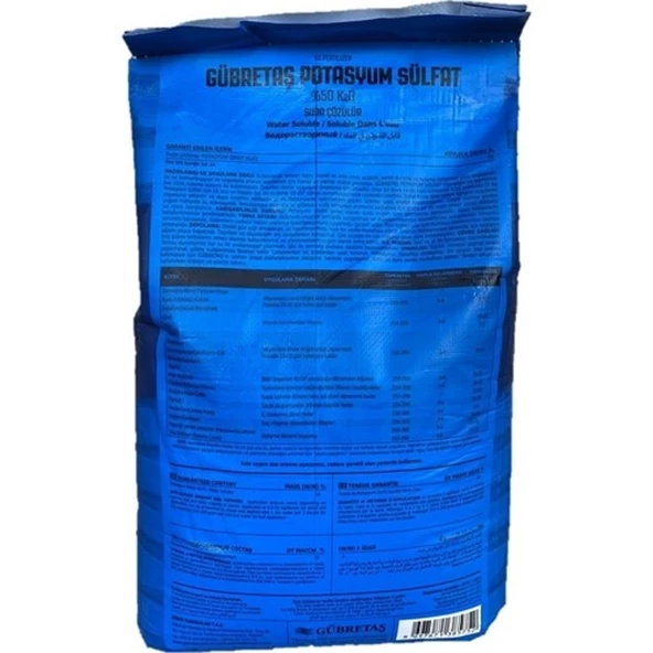 POTASYUM SÜLFAT - TOZ GÜBRE 25 Kg Potasyum Gübresi - 2
