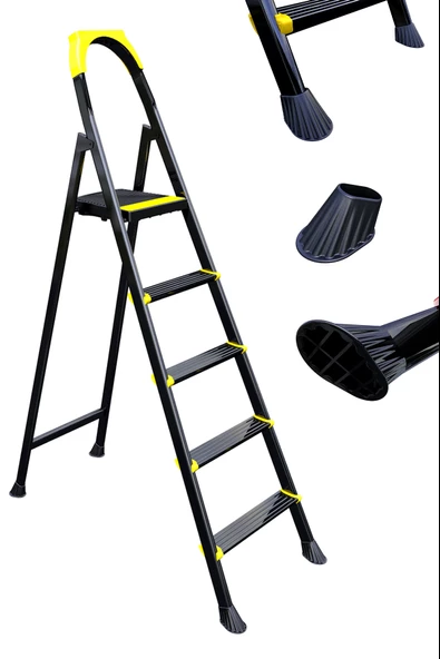 ERTEKPA Leo 4+1 Basamaklı Metal Merdiven - 5