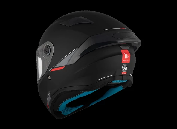 KASK MT HELMETS TARGO S SOLİD SİYAH MAT - 4