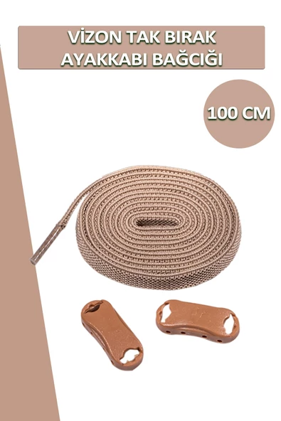 Dopar Elastik Esnek Akıllı Kilit Tak Bırak Ayakkabı Bağcığı 100 CM - 12