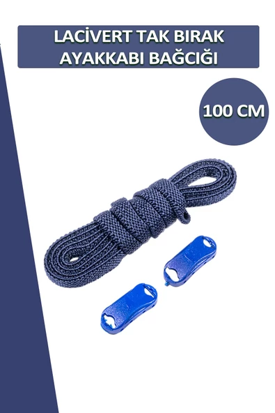 Dopar Elastik Esnek Akıllı Kilit Tak Bırak Ayakkabı Bağcığı 100 CM - 8