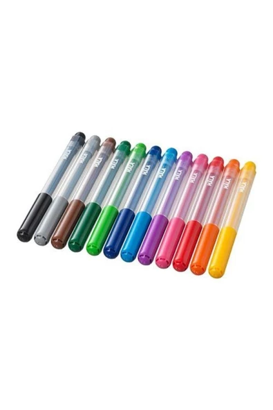 IKEA Mala Keçeli Kalem Seti Çeşitli Renkler 12 Adet