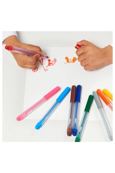 IKEA Mala Keçeli Kalem Seti Çeşitli Renkler 12 Adet - 2