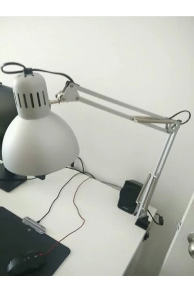 IKEA Beyaz Tertial Çalışma Ofis Çizim Masası Lambası - 5