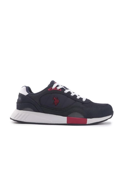 U.S Polo Assn. LEMAR 4FX 101501899 Erkek Yürüyüş ve Koşu Ayakkabısı Laci Kırmızı Beyaz 40-45 - Resim 2